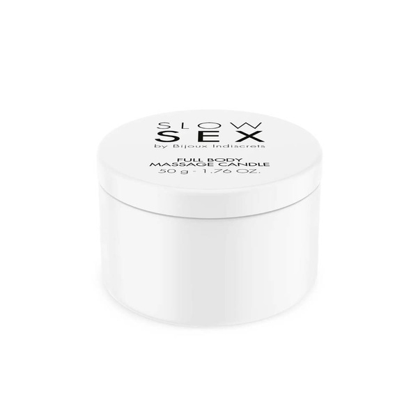 Массажная свеча с маслами, ароматная, Bijoux Indiscrets Massage Candle Slow Sex, 50 мл , BJ0374 BJ0374 фото