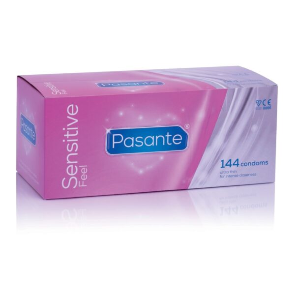 Презервативи ультратонкі Pasante Sensitive Feel латексні (ціна за упаковку 144 шт.)