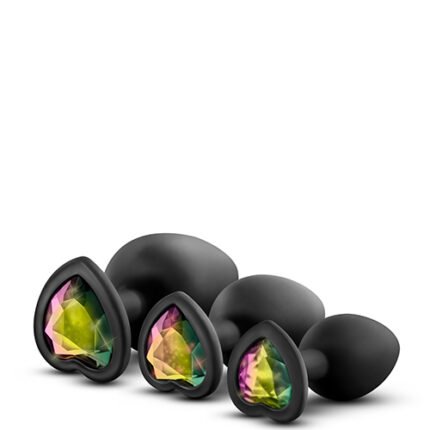 Набір анальних пробок LUXE BLING PLUGS TRAINING KIT BLACK