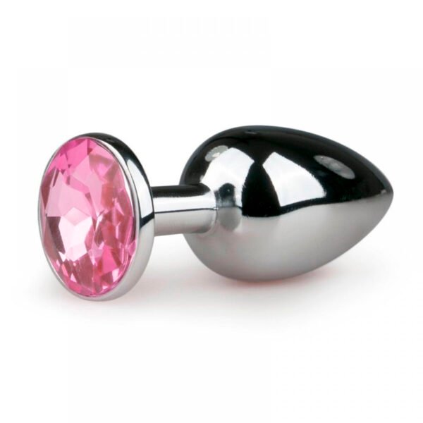 Анальна пробка Loveshop Silver Metall Pink, m