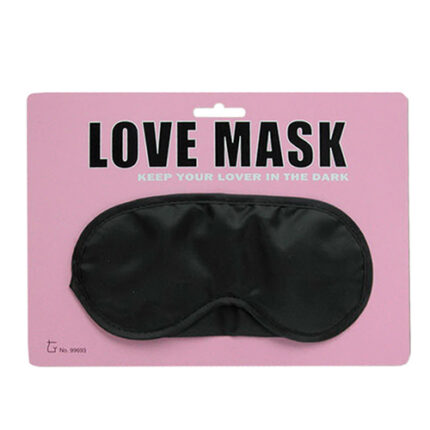 Маска на очі Love mask, Black