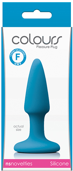 Анальна пробка COLOURS PLEASURES MINI PLUG BLUE