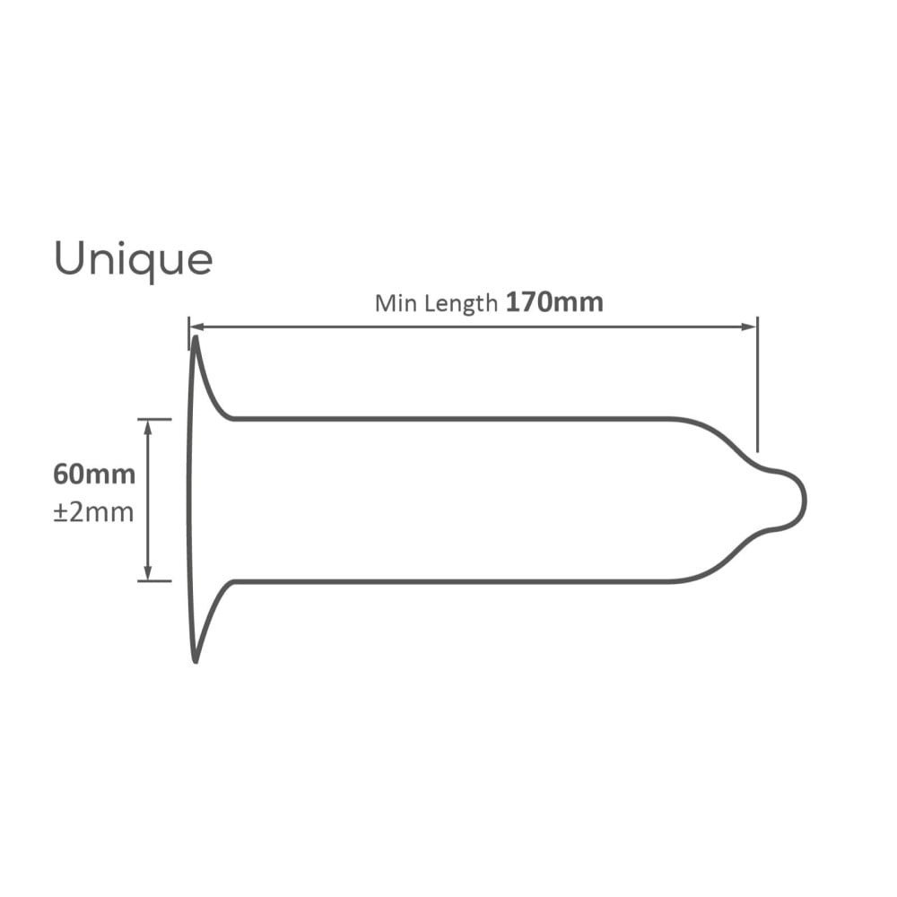 Презервативи супертонкі Pasante Unique безлатексні (ціна за упаковку, 3 шт. ) - Зображення 3