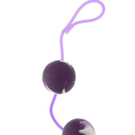 Вагінальні кульки Marbelized DUO BALLS, PURPLE