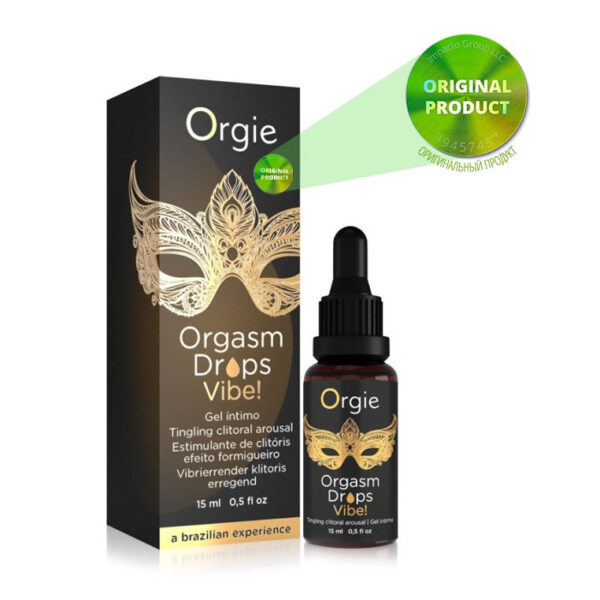 Кліторальні краплі з вібрацією ORGASM DROPS VIBE - 15 мл