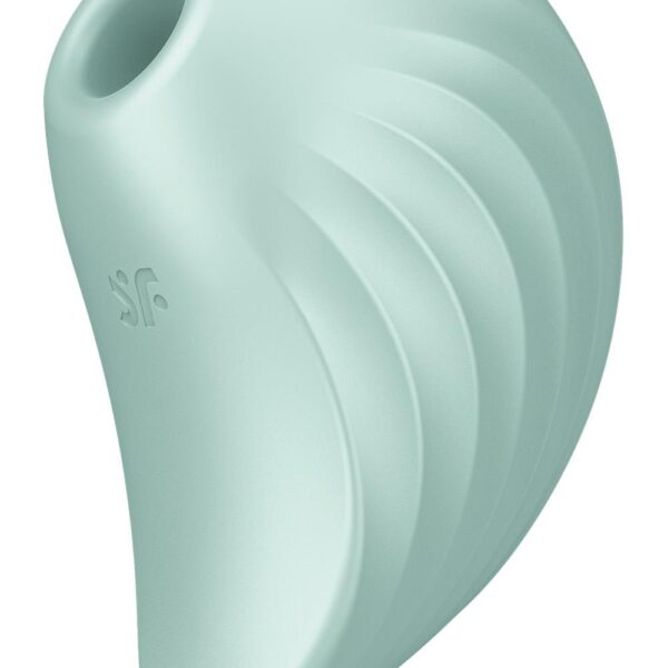 Вакуумний кліторальний стимулятор із вібрацією Satisfyer Pearl Diver mint