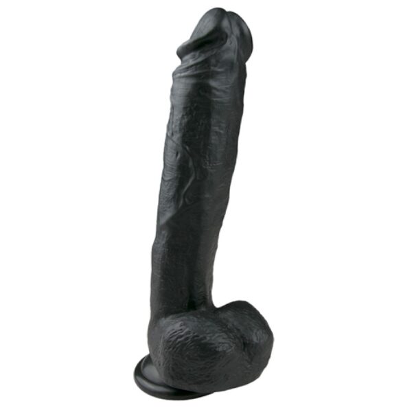 Фалоімітатор гігант EasyToys Black, 26.5 х 4.8 см