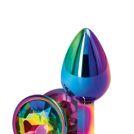 Райдужна анальна пробка REAR ASSETS RAINBOW, s
