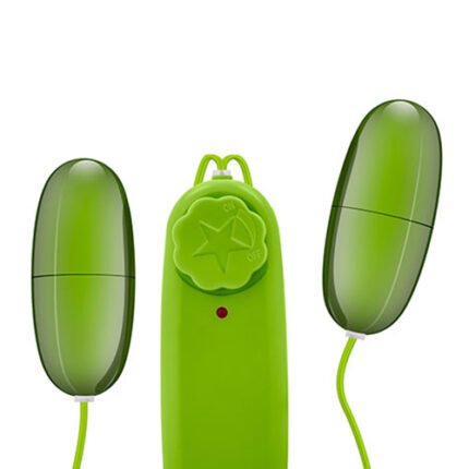 Подвійне віброяйце B yours DOUBLE POP EGGS LIME