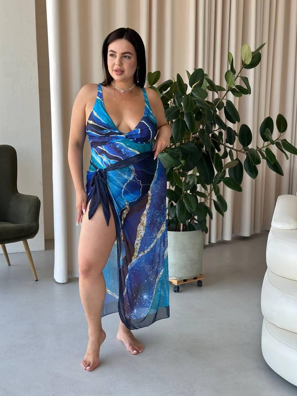 Купальник SW1552 Синій - Зображення 10