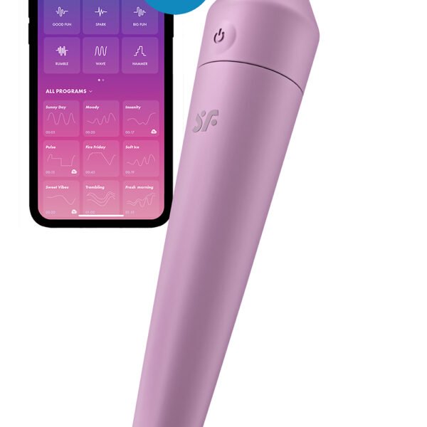 Потужна віброкуля з функцією керування смартфоном Satisfyer Ultra Power Bullet 8, бузковий