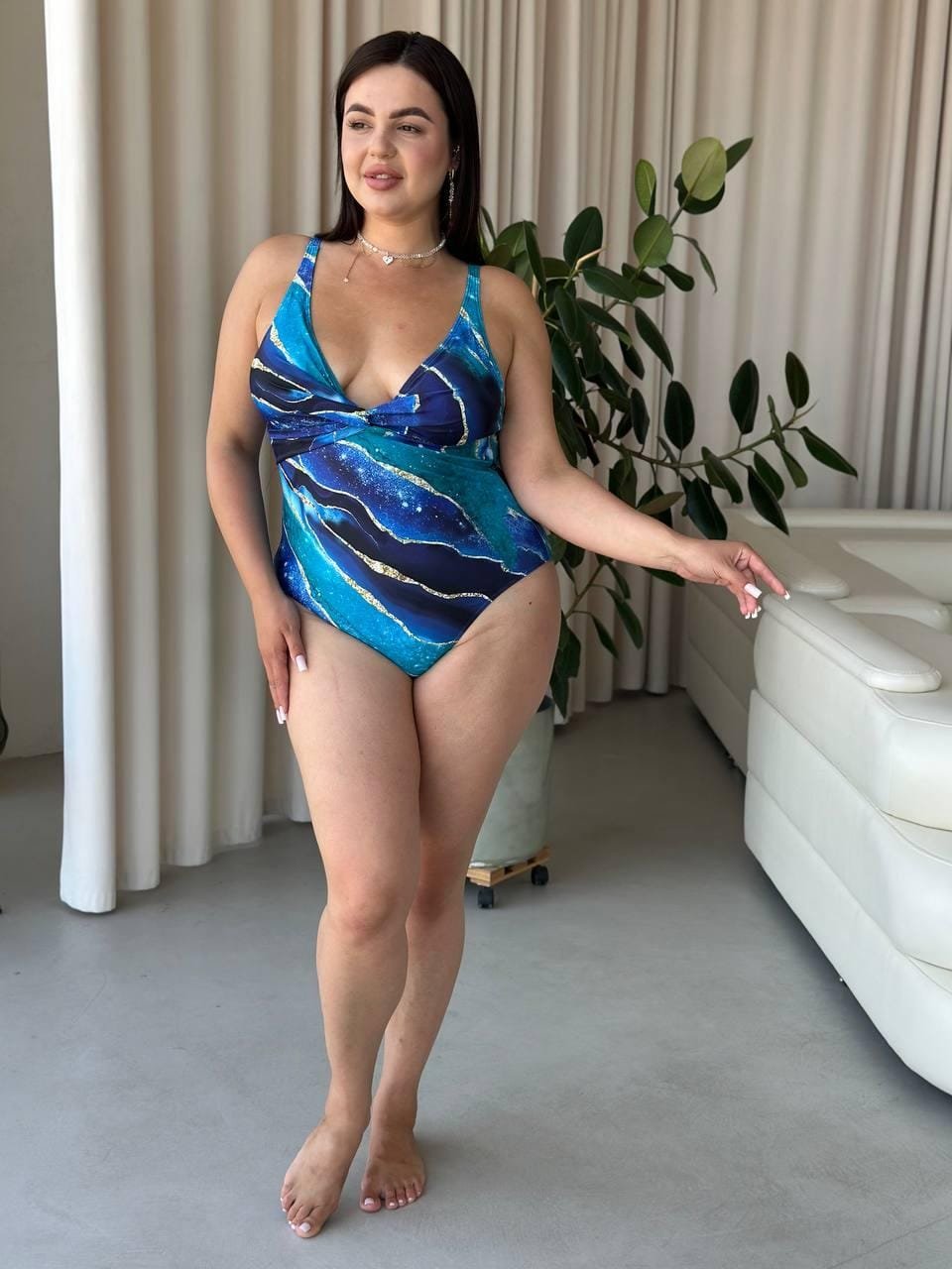 Купальник SW1552 Синій - Зображення 3