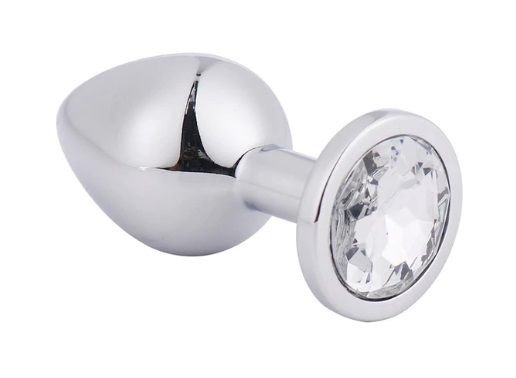Анальна пробка Silver Metal Diamond, S