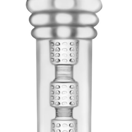 Маструбатор  з 3 камерами всмоктування BLUSH M FOR MEN ALL IN CLEAR