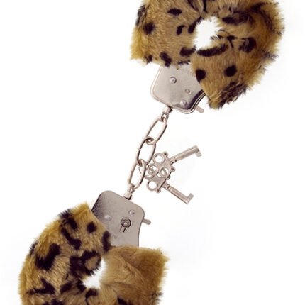 Наручники, Metal Handcuff with Plush, LEOPARD