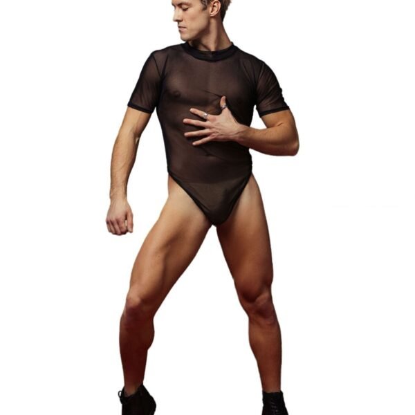 Чоловіче сітчасте боді D&A, XL, короткий рукав