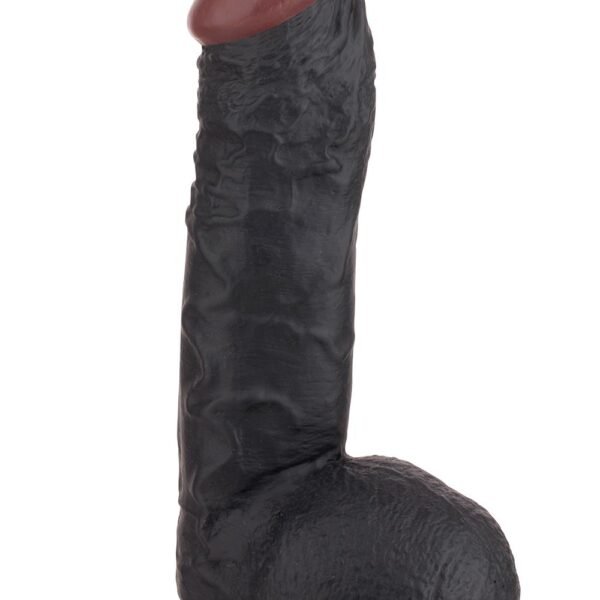 Вібратор на присосці Dream toys BigStuff з пультом, реалістичний, чорний