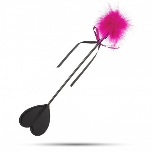 Стек двосторонній DS Fetish Heart Rose & Black