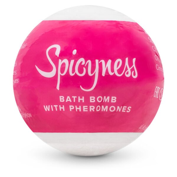 Бомбочка для ванни з феромонами Obsessive Bath bomb with pheromones Spicy