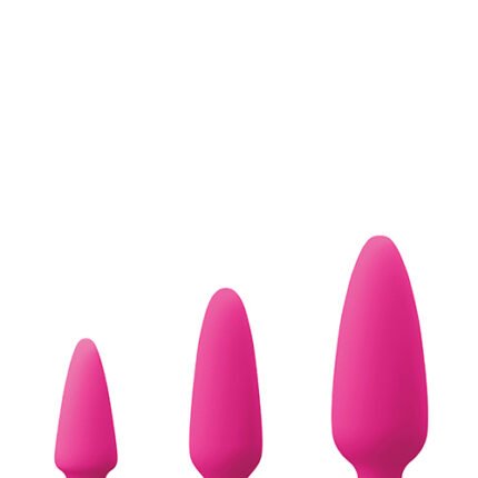 Набір анальних пробок COLOURS PLEASURES TRAINER KIT PINK