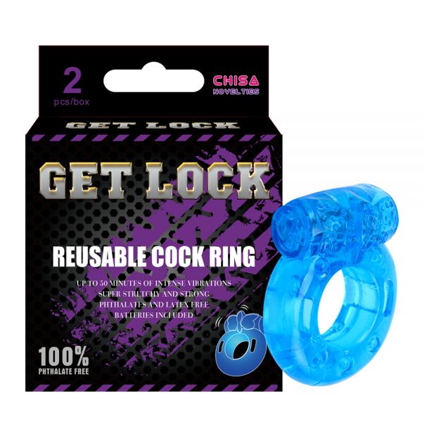 Кільце ерекційне з вібро Reusable Cock Ring