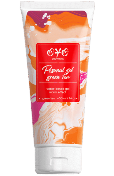 Лубрикант із зігрівальним ефектом OYO Personal Gel Green Tea з екстрактом зеленого чаю, 50 мл