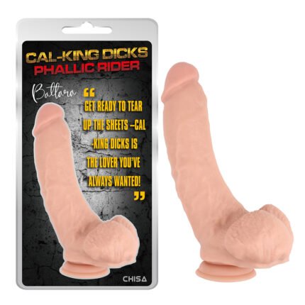 Фалоімітатор Гігант Chisa Cal-king Dicks Phallic Rider 6. 8 на присосці, бежевий