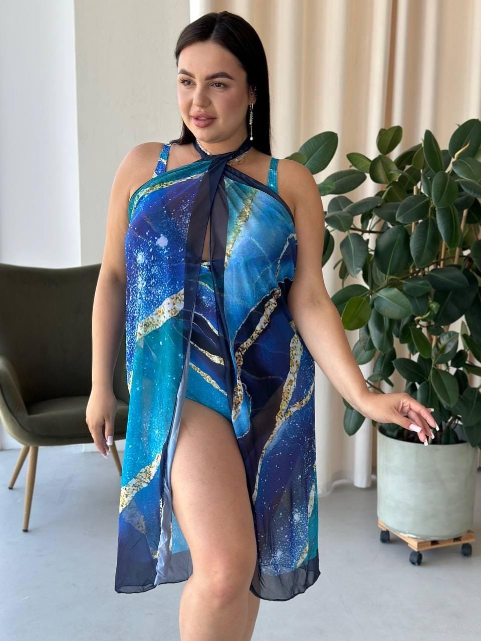 Купальник SW1552 Синій - Зображення 5