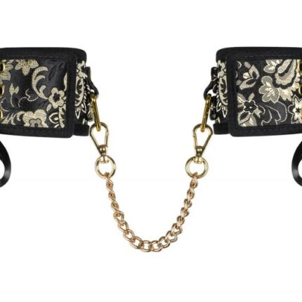 Мереживні наручники з ланцюжком Obsessive Shelle cuffs