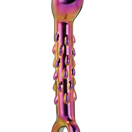 Скляний фалоімітатор Dream Toys GLAMOUR GLASS RIBBED G-SPOT DILDO