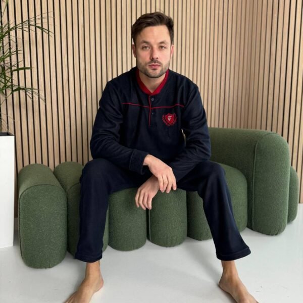 Чоловіча тепла флісова піжама DO7202