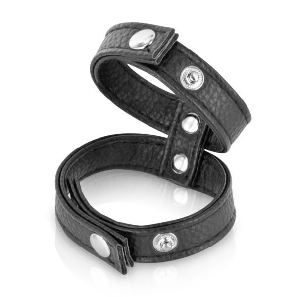 Подвійне ерекційне кільце з обхватом для мошонки Fetish Tentation Double Сockring