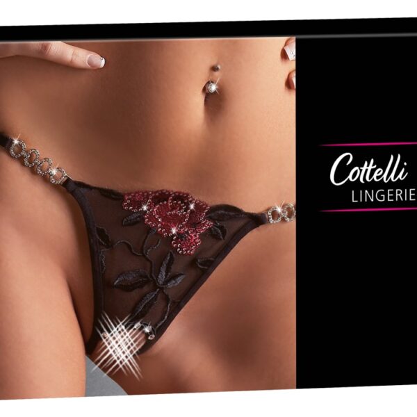 Стрінги String Rose crotchless S/M