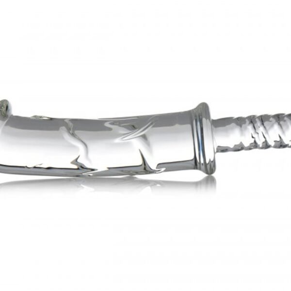 Фалоімітатор скляний Battle Rammer Phallic Glass Thruster прозорий