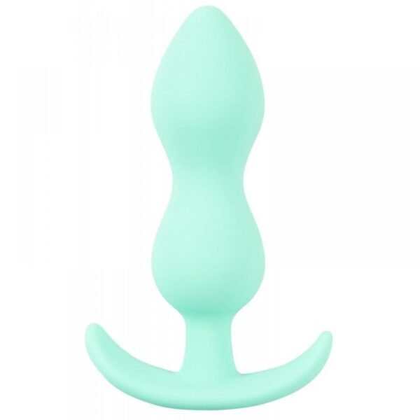 Анальна пробка рельєфна Cuties Plugs, зелена