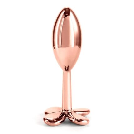 Анальна пробка металева NS Novelties Rear Assets Clover, золотий