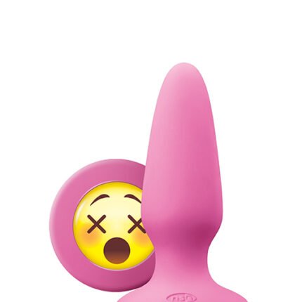 Анальний плаг NS Novelties MOJIS WTF MEDIUM PINK