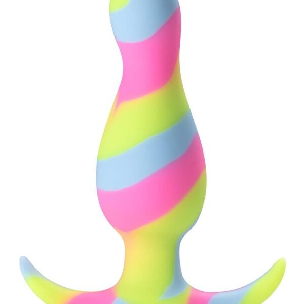 Анальна пробка різнокольорова AVANT KALEIDO LIME