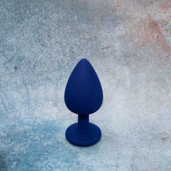 Анальний корок з каменем Loveshop Blue Diamond