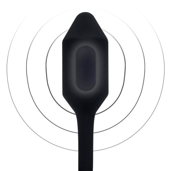 Анальна пробка з вібрацією Snug Plug 2 B-Vibe, силіконова, чорна