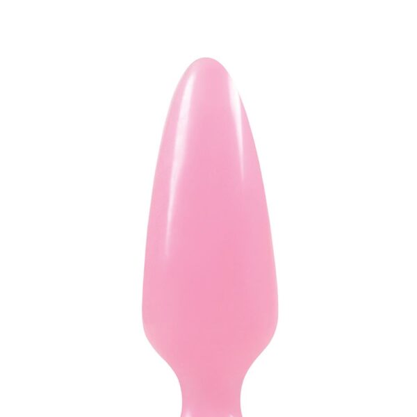Анальна пробка світиться NS Novelties FIREFLY PLEASURE PLUG MEDIUM PINK