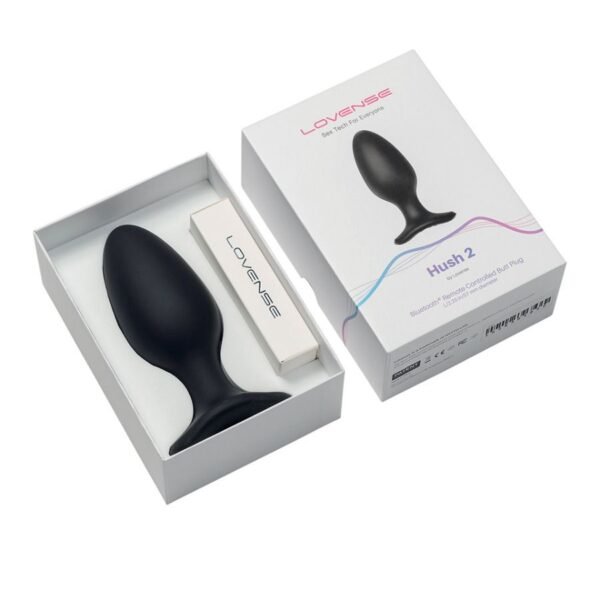 Анальна смарт пробка з вібрацією Lovense Hush 2 розмір L