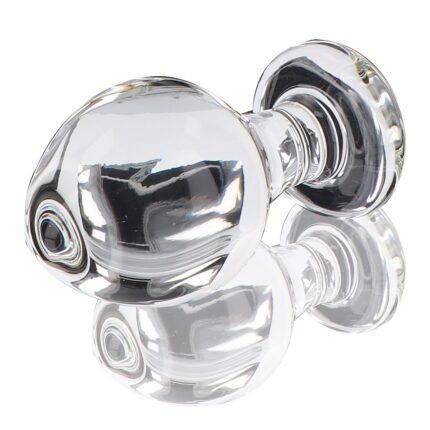 Анальна скляна пробка ToyJoy Brilliant Star прозора