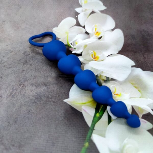 Анальний ланцюжок Loveshop Blue 18, 8х3, 2 см