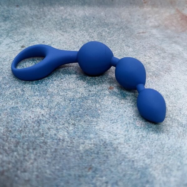 Анальний ланцюжок Loveshop Blue 13х3 см