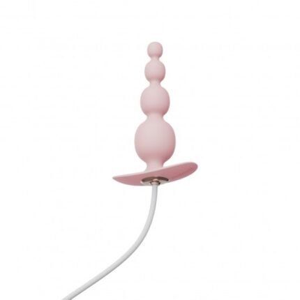 Анальний плаг із вібрацією Qingnan No. 8 Mini Vibrating Anal Beads PINK