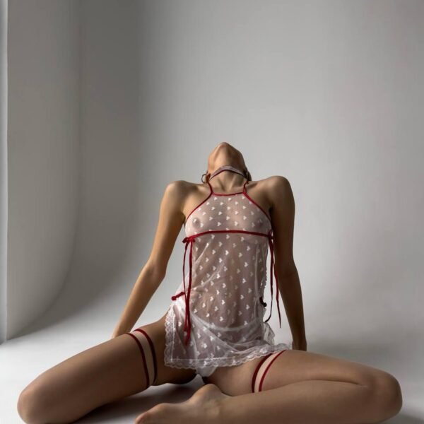 Панчохи з червоними вставками DO2686/1