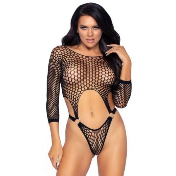 Боді зі стрінгами Leg Avenue, чорний OS