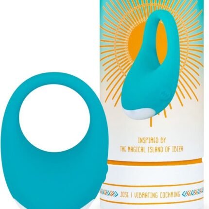 Ерекційне віброкільце Cala Azul блакитне