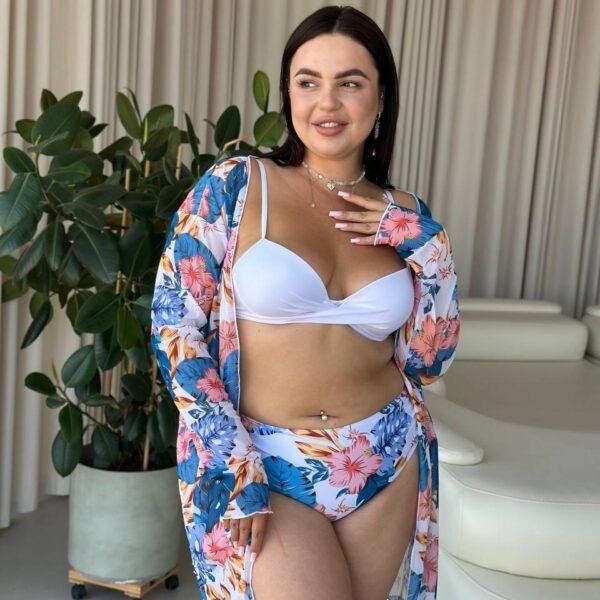 Купальник+туніка SW1285/1 (Блакитний)